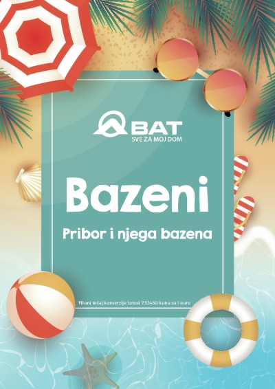 Bazeni, pribor i njega bazena - vrijedi od 15.5.-15.6