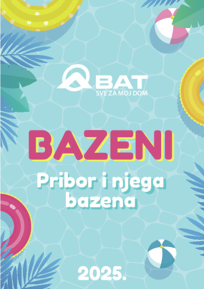 Bazeni, pribor i njega bazena - vrijedi do 20.6