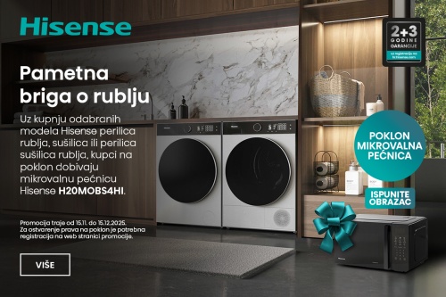 Hisense - pametna briga o rublju!