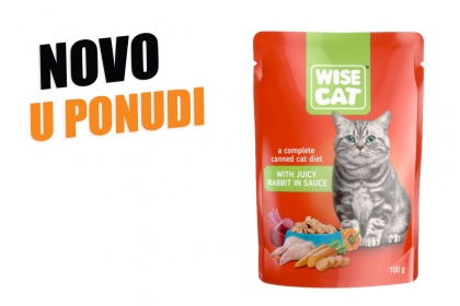 Hrana za mačke Wise Cat kunić 100g