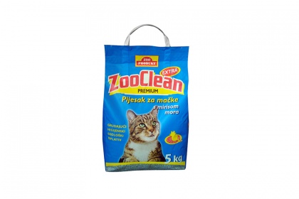 Pijesak za mačke Zoo Clean Extra - 5 kg