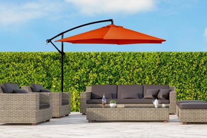 Suncobran Cantilever Terracotta - 3M
