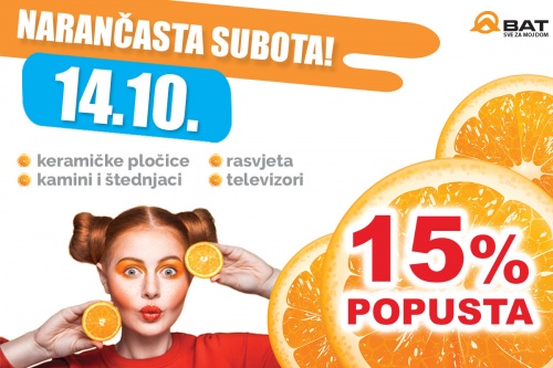 Narančasta subota - 14. listopada!