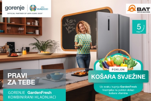 Gorenje nagrađuje kupce GardenFresh hladnjaka