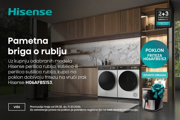 Hisense promo akcija &ndash; friteza na poklon!