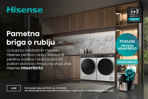 Hisense promo akcija &ndash; friteza na poklon!