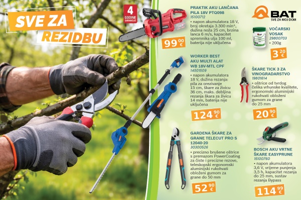 Zimska rezidba - ključ zdravog i lijepog vrta