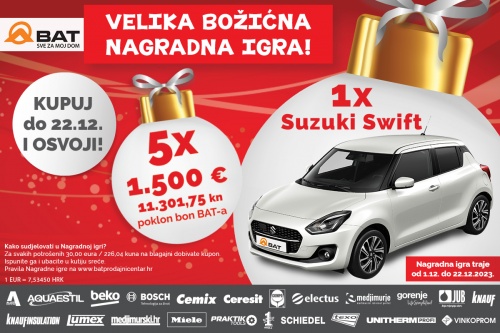 U petak, 1. prosinca počinje velika božićna nagradna igra!