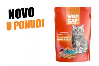 Hrana za mačke Wise Cat piletina 100g