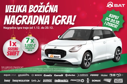 Velika božićna nagradna igra počinje 1.12.!