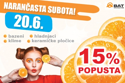 20. lipnja je Narančasta subota!