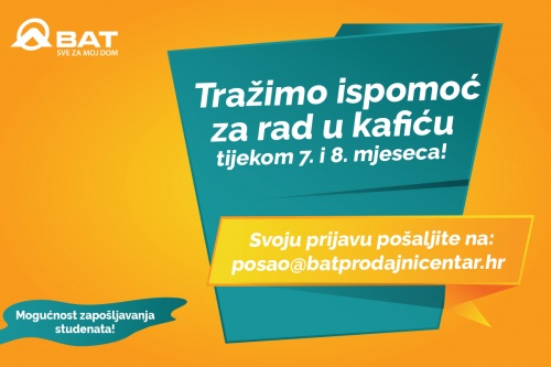 Tražimo ispomoć u kafiću!