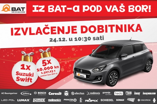 Sutra, 24.12. javno izvlačenje dobitnika nagrada!