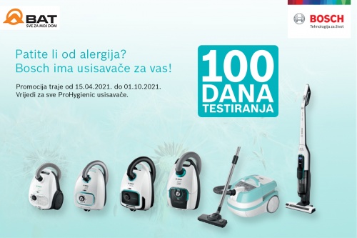 100 dana testiranja Bosch usisavača!