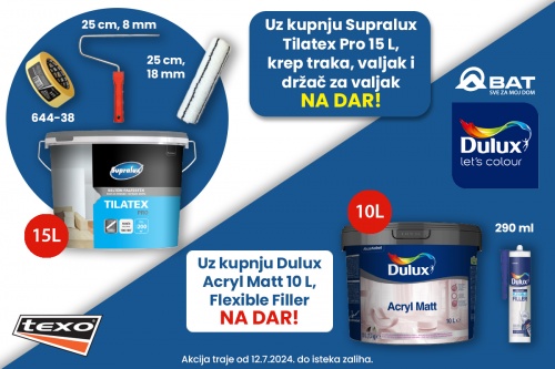 Texo i Dulux vas daruju!