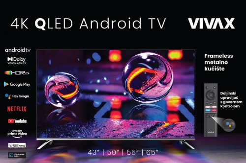 Osjeti dubinu slike. Osjeti novi VIVAX 4K QLED Android TV