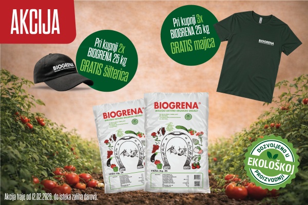 Biogrena uz kupnju poklanja &scaron;iltericu ili majicu!