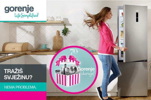 Gorenje nagrađuje kupce NoFrost hladnjaka