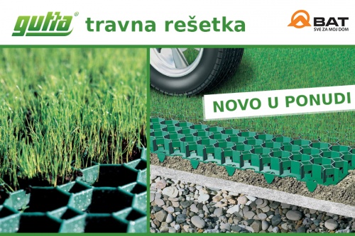 Novo: Travna rešetka za prilaze i vrtne staze