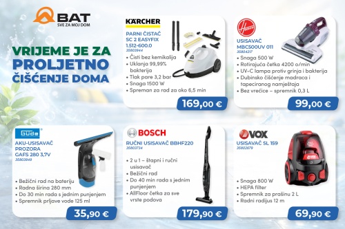 Vrijeme je za proljetno či&scaron;ćenje doma