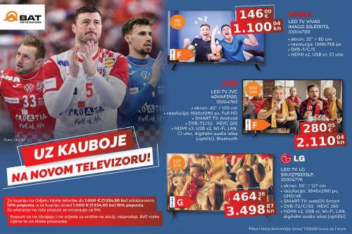 Uz Kauboje na novom televizoru