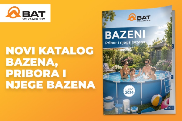 Novi katalog bazena i opreme za bazene je online