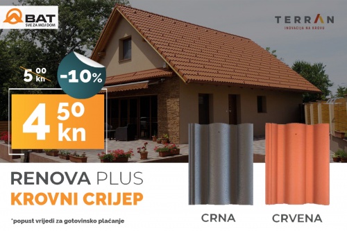Renova+ ekonomično rješenje pokrivanja krova