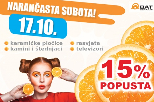 Narančasta subota je 17. listopada!