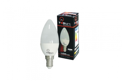 TESlight LED žarulja E14 6W, 480lm, 4000K, Candle