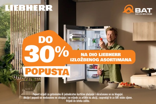 Do 30% popusta na dio Liebherr izložbenog asortimana