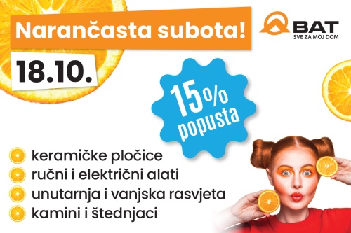 Narančasta subota - 18. listopada!