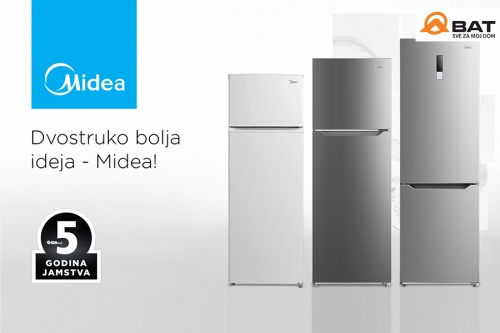 Novo u ponudi: Midea hladnjaci i zamrzivači