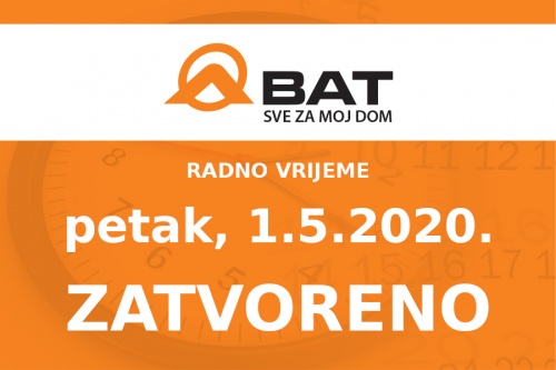 Na Praznik rada – zatvoreno!