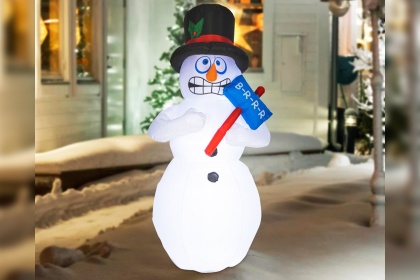 Snjegović na napuhavanje - 180x90x70 cm