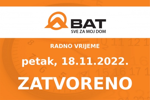 U petak, 18.11. - ZATVORENO!