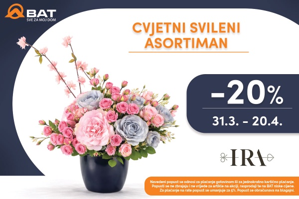 Cvjetni svileni asortiman na akciji &ndash; IRA Commerce kolekcija