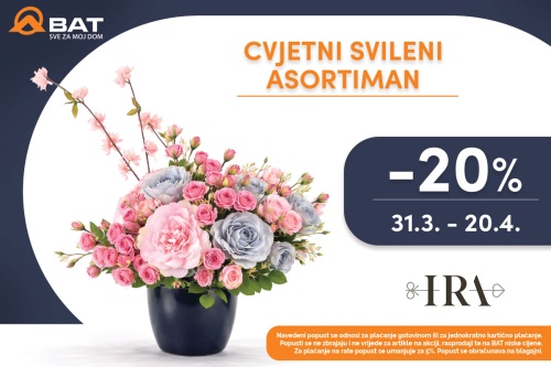 Cvjetni svileni asortiman na akciji &ndash; IRA Commerce kolekcija