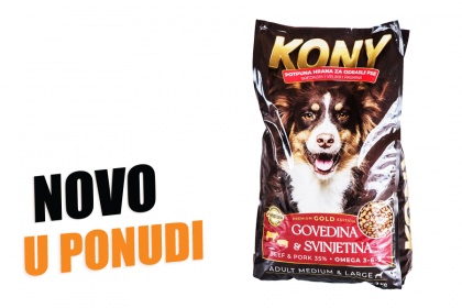 Hrana za pse Kony svinjetina govedina - 7 kg