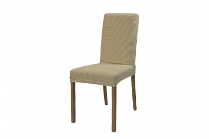 Navlaka za stolicu - rastezljiva - bež