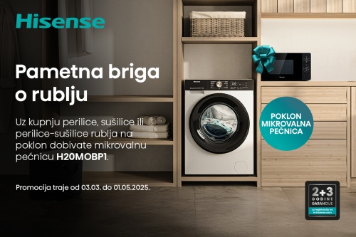 Hisense vam daruje mikrovalnu pećnicu H20MOBP1!