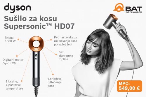 Dyson Supersonic™ HD07 sušilo za kosu