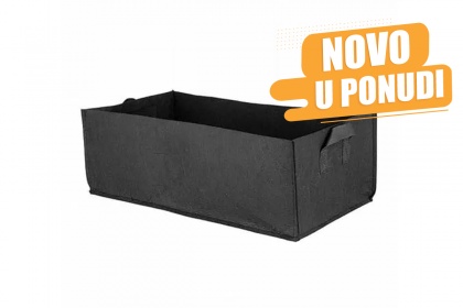 PlantIN vreća za sanju, pravokutna, 57L, crna