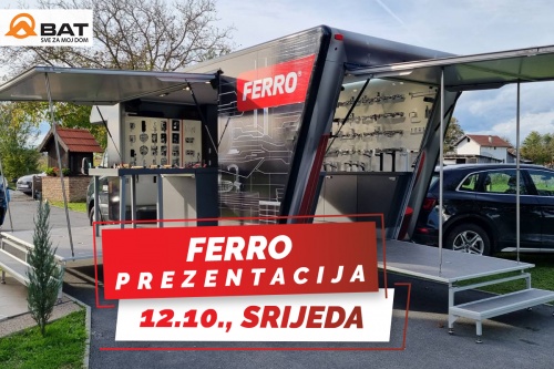 Ferro prezentacijski kombi očekuje Vas u BAT-u ove srijede!