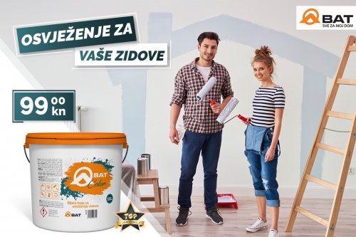 BAT Color – osvježenje za zidove i Vaš novčanik!