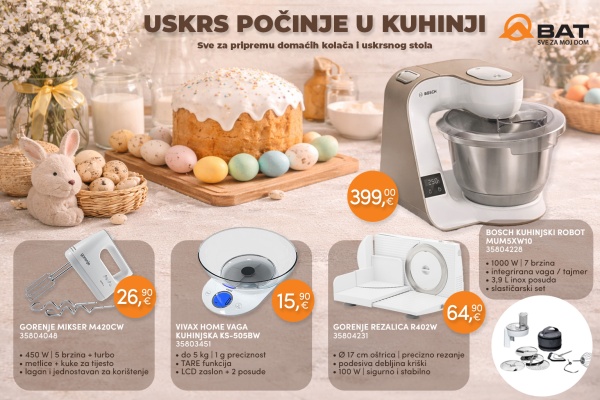 Uskrs počinje u kuhinji!