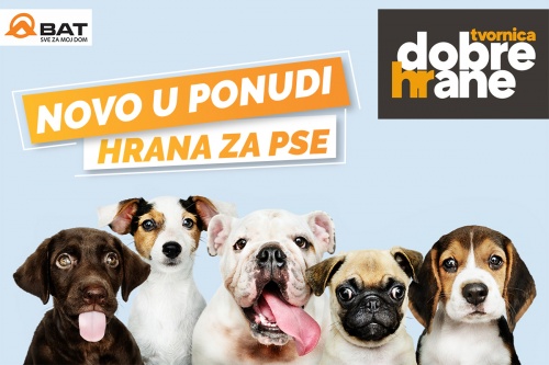 Novo u ponudi: Hrana za pse iz Tvornice dobre hrane