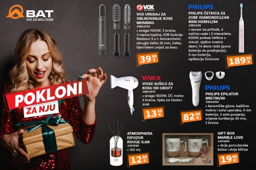 Božićni pokloni za nju