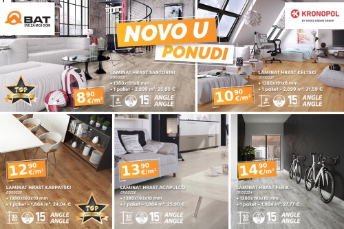 Novi laminati u ponudi