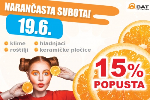 19. lipnja je Narančasta subota!