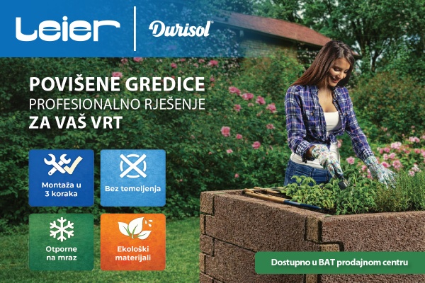 Povi&scaron;ene gredice za vrt &ndash; Durisol sustav za jednostavan uzgoj povrća i bilja